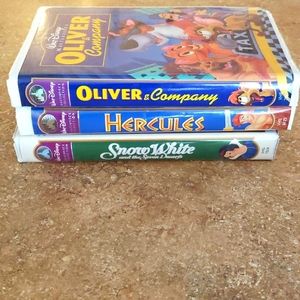 Masterpiece Collection Disney VHS tapes